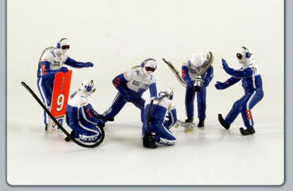Immagine di FIGURINE SET TEAM PEUGEOT 1:43