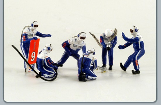 Immagine di FIGURINE SET TEAM PEUGEOT 1:43