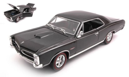 Immagine di PONTIAC GTO 1966 METALLIC BLACK 1:18
