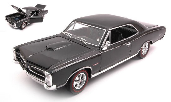 Immagine di PONTIAC GTO 1966 METALLIC BLACK 1:18