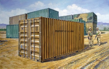 Immagine di MILITARY CONTAINER 20  KIT 1:35