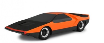 Immagine di ALFA ROMEO 33 BERTONE CARABO 1967 SECONDA MAQUETTE DI STILE ORANGE 1:18