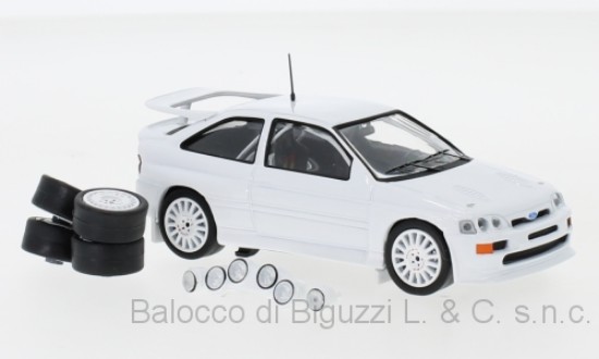 Immagine di FORD ESCORT RC COSW.WHITE 1994 PLAIN BODY 4 WHEELS-HEADL.REPROD.1:43