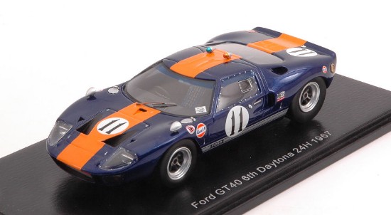 Immagine di FORD GT40 N.11 6th 24 H DAYTONA 1967 J.ICKX-D.THOMPSON 1:43
