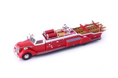 Immagine di DIAMOND T CITY SERVICE LADDER TRUCK 1941 RED 1:43