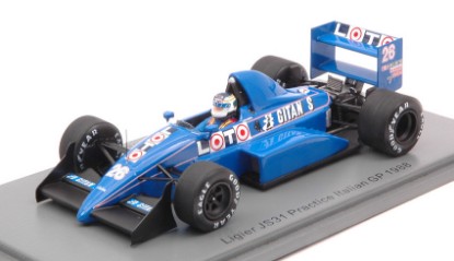 Immagine di LIGIER JS31 STEFAN JOHANSSON 1988 N.26 PRACTICE ITALIAN GP 1:43