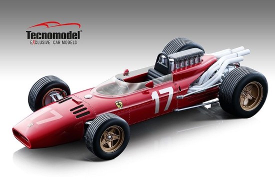 Immagine di FERRARI 312 F1 N.17 MONACO GP 1966 JOHN SURTEES 1:18