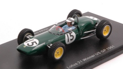 Immagine di LOTUS 21 INNES IRELAND 1961 N.15 WINNER US GP 1:43