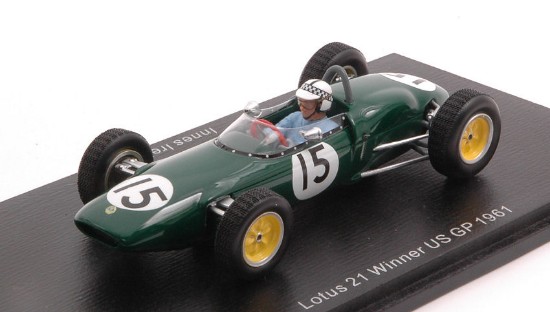 Immagine di LOTUS 21 INNES IRELAND 1961 N.15 WINNER US GP 1:43