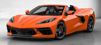 Immagine di CHEVROLET CORVETTE C8 CABRIOLET 2020 SEBRING ORANGE 1:18