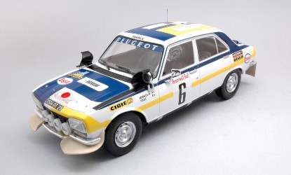 Immagine di PEUGEOT 504 TI N.6 RALLY MAROKKO 1975 MIKKOLA-TODT 1:18
