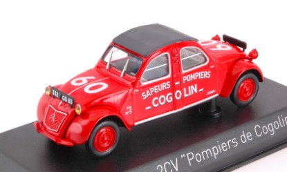 Immagine di CITROEN 2 CV DOUBLE POMPIERS 1:43