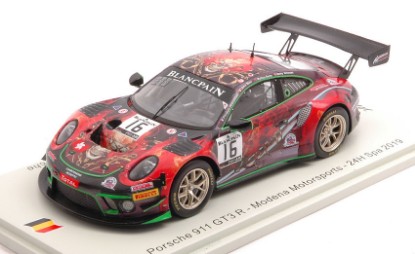 Immagine di PORSCHE 911 GT3 R N.16 24 H SPA 2019 SHEN-DESCOMBES-BECHE-SIM.1:43