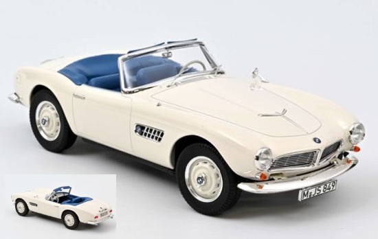 Immagine di BMW 507 CABRIOLET 1957 WHITE 1:18