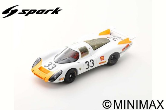 Immagine di PORSCHE 908 N.33 3rd LM 1968 R.STOMMELEN-J.NEERPASCH 1:18