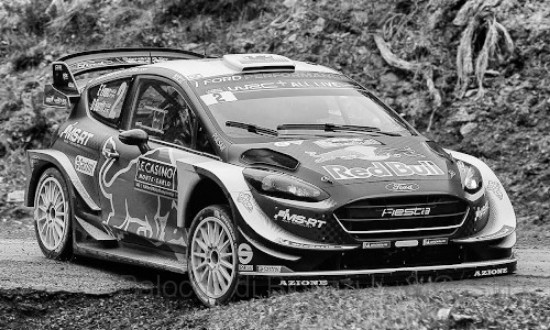 Immagine di FORD FIESTA WRC N.2 RALLY CATALUNYA 2018 EVANS-BARRITT 1:18
