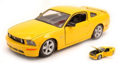 Immagine di FORD MUSTANG GT 2006 YELLOW 1:24