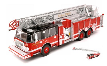Immagine di SMEAL 105 AERIAL LADDER 2015 RED-WHITE 1:43