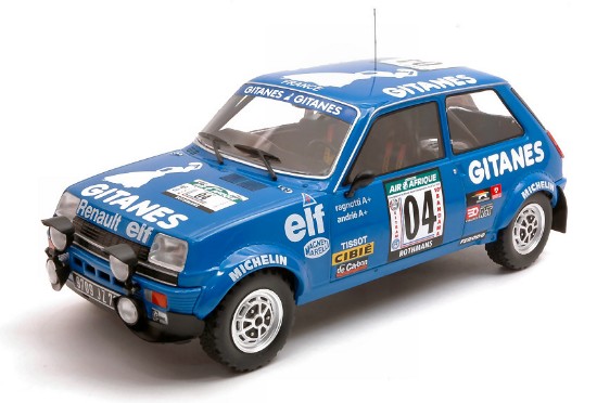 Immagine di RENAULT 5 ALPINE N.4 RALLY BANDAMA 1978 RAGNOTTI-ANDRIE 1:18

