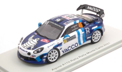 Immagine di ALPINE A110 N.46 RALLY MONTE CARLO 2021 P.RAGUES-J.PESENTI 1:43