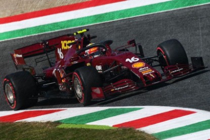 Immagine di FERRARI SF1000 N.16 TUSCANY GP 2020 LECLERC 1000th GP 1:18