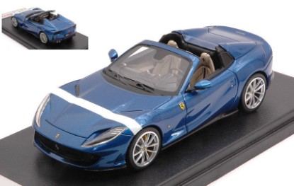 Immagine di FERRARI 812 GTS BLUE ELETTRICO- WHITE LIVERY 1:43