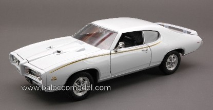 Immagine di PONTIAC GTO 1969 WHITE 1:24