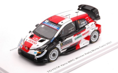 Immagine di TOYOTA YARIS WRC N.1 WINNER MONTE CARLO 2021 S.OGIER-J.INGRASSIA 1:43