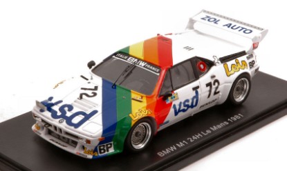 Immagine di BMW M1 N.72 LM 1981 ROUSSELOT-SERVANIN-FERRIER 1:43