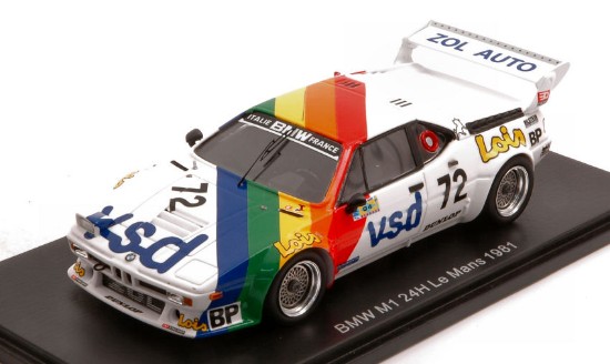 Immagine di BMW M1 N.72 LM 1981 ROUSSELOT-SERVANIN-FERRIER 1:43