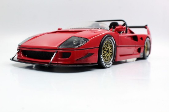 Immagine di FERRARI F40 LM BEURLYS BARCHETTA SPIDER 1989 RED 1:43