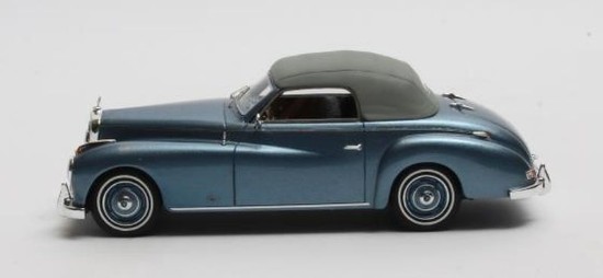Immagine di MERCEDES-BENZ 220A W187 CABRIOLET WENDLER CLOSED 1952 BLUE 1:43