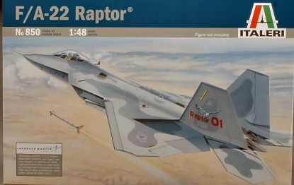 Immagine di F 22 RAPTOR KIT 1:48