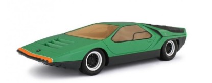 Immagine di ALFA ROMEO 33 BERTONE CARABO 1968 MUSEUM VERSION GREEN 1:18