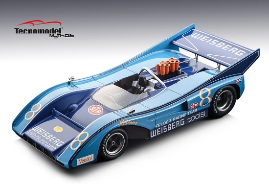 Immagine di MCLAREN M8F N.8 INTERSERIE NURBURGRING 1972 HELMUT KELLE 1:18