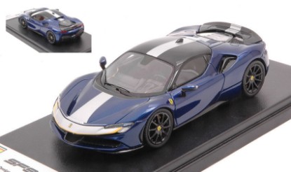 Immagine di FERRARI SF90 STRADALE ASSETTO FIORANO BLU ELETTRICO-NERO 1:43