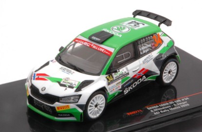 Immagine di SKODA FABIA R5 EVO N.34 RALLY MONZA 2020 MIKKELSEN-SYNNEVAAG 1:43