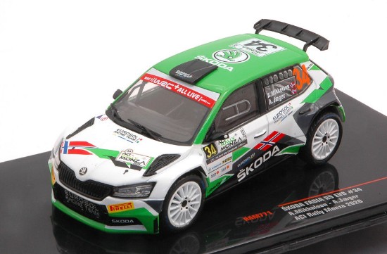 Immagine di SKODA FABIA R5 EVO N.34 RALLY MONZA 2020 MIKKELSEN-SYNNEVAAG 1:43