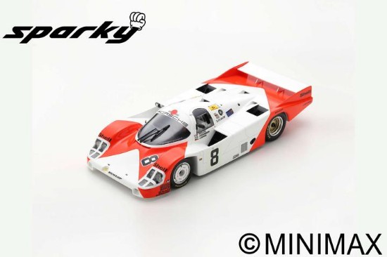 Immagine di PORSCHE 956 N.8 6th LM 1983 B.VOLLEK-K.LUDWIG-S.JOHANSSON 1:64