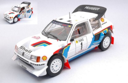 Immagine di PEUGEOT 205 T16 N.1 MONTE CARLO 1986 T.SALONEN-S.HARJANNE 1:18
