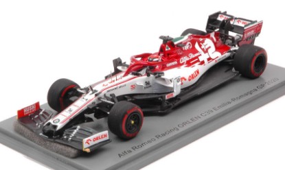 Immagine di ALFA ROMEO C39 KIMI RAIKKONEN 2020 N.7 EMILIA ROMAGNA GP 1:43