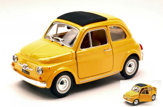 Immagine di FIAT 500 F 1965 YELLOW 1:24
