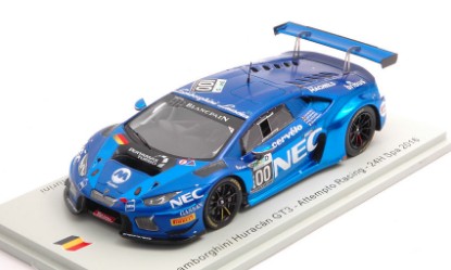 Immagine di LAMBORGHINI HURACAN GT3 N.100 24 H SPA 2016 MACHIELS-VENTUR.-MUL-SPLUNT
