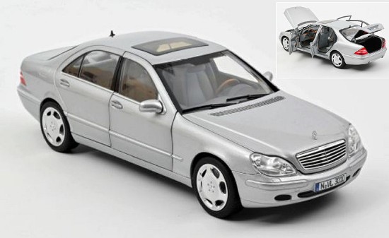 Immagine di MERCEDES S600 1998 SILVER 1:18