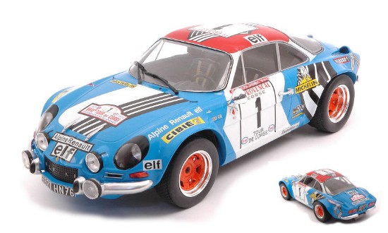 Immagine di ALPINE RENAULT A110 N.1 TOUR DE CORSE 1973
NICOLAS-VIAL 1:18
