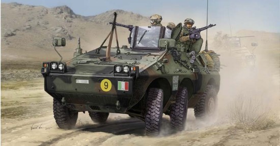Immagine di ITALIAN PUMA 6x6 WHEELED AFV KIT 1:35