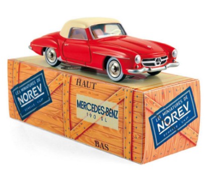 Immagine di MERCEDES 190 SL 1956 ROUGE & IVOIRE 1:43