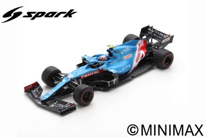 Immagine di ALPINE A521 ESTEBAN OCON 2021 N.31 BAHRAIN GP 1:18