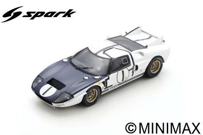 Immagine di FORD GT40 MK2 N.1 LM 1965 K.MILES-B.MC LAREN 1:43