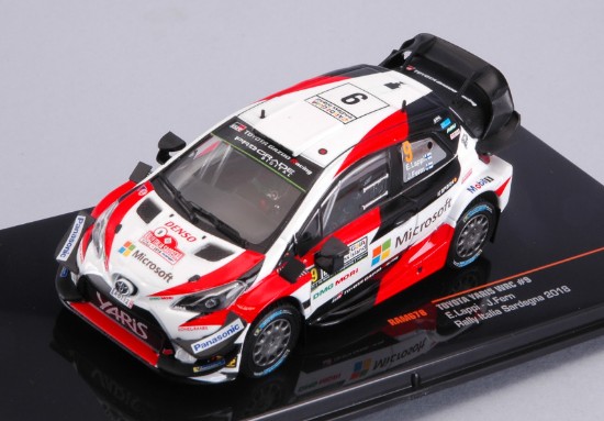 Immagine di TOYOTA YARIS WRC N.9 3rd RALLY ITALIA SARDEGNA 2018 LAPPI-FERM 1:43